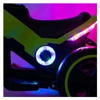 Gyermek elektromos motor Baby Mix POLICE lila