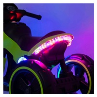 Gyermek elektromos motor Baby Mix POLICE lila