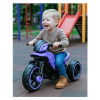 Gyermek elektromos motor Baby Mix POLICE lila