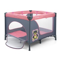 Gyermek összecsukható járóka Milly Mally Fun Pink Bear