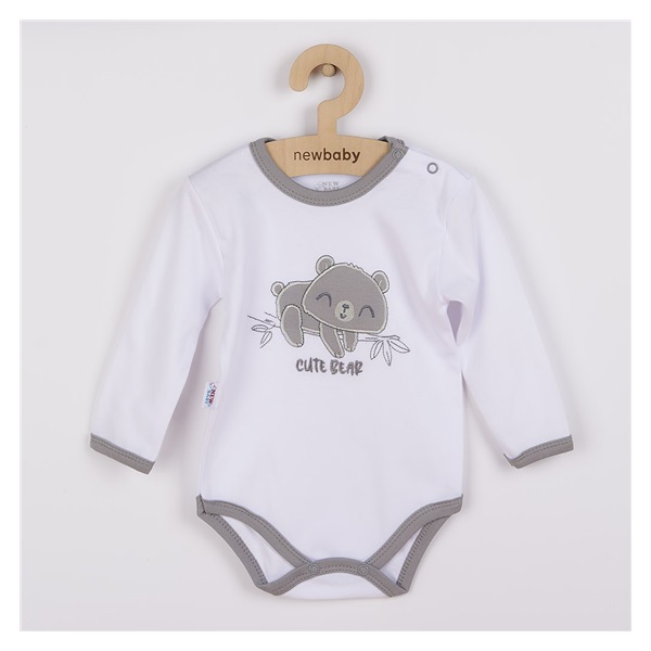 Baba pamut hosszú ujjú body New Baby Cute Bear