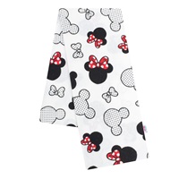 Flanel pelenka nyomtatott mintával New Baby fehér Mickey & Minnie