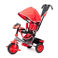 Gyerek háromkerekű bicikli  Baby Mix Lux Trike piros