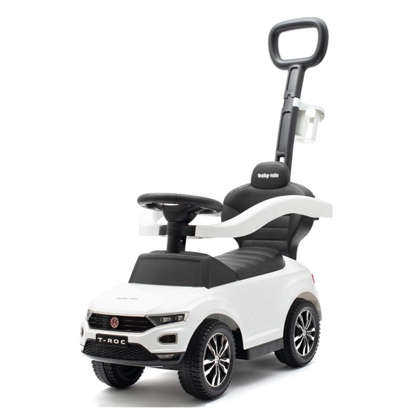 Bébitaxi tolókarral Baby Mix VOLKSWAGEN T-ROC fehér
