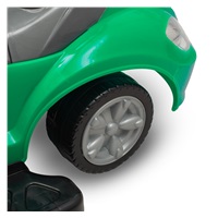Bébitaxi tolókarral 3az1-ben Baby Mix Mega Car zöld