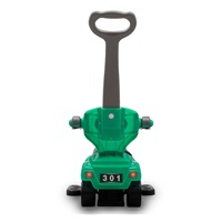 Bébitaxi tolókarral 3az1-ben Baby Mix Mega Car zöld
