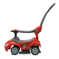 Bébitaxi tolókarral 3az1-ben Baby Mix Mega Car piros