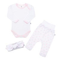 3-részes pamut együttes New Baby Lili