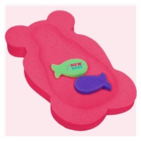 Hab alátét maxi New Baby BASIC piros medve