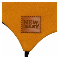 Baba pamut sapka fülekkel New Baby Favorite mustárszín