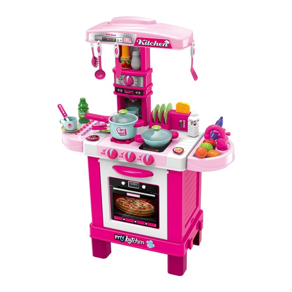 Baby Mix játékkonyha kis szakács rózsaszín