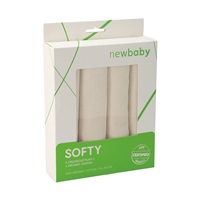 Organikus textilpelenka New Baby Softy 70 x 70 cm 4 db