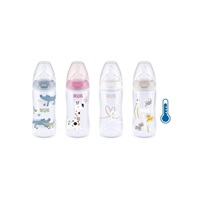 NUK FC+Temperature Control cumisüveg 300 ml BOX-Flow Control szívófej white