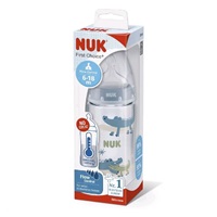 NUK FC+Temperature Control cumisüveg 300 ml BOX-Flow Control szívófej blue