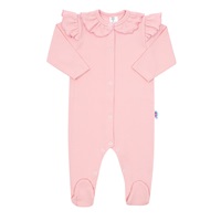 Baba pamut kezeslábas New Baby Stripes rózsaszín