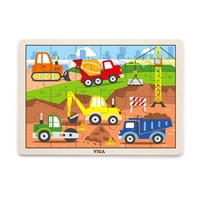 Gyermek fa puzzle Viga építés