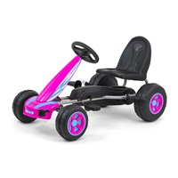 Go-kart Milly Mally Viper pedálos gyerek gokart rózsaszín