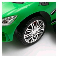 Zenélő bébitaxi vezetőrúddal Baby Mix RACER fehér (a csomagolás sérült)