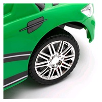 Zenélő bébitaxi vezetőrúddal Baby Mix RACER fehér (a csomagolás sérült)