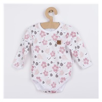 Hosszú ujjú baba body Koala Flowers