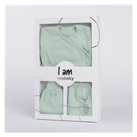 3-részes baba együttes újszülötteknek New Baby I AM menta
