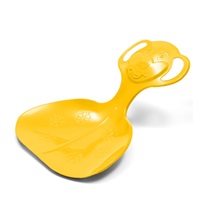 Gyerek műanyag hócsúszka popsi szánkó Baby Mix COMFORT LINE M sárga
