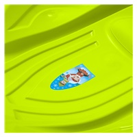 Gyerek hócsúszka popsi szánkó Kagyló Baby Mix PREMIUM KOMFORT 80 cm zöld