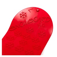 Gyermek hócsúszka Baby Mix SNOWBOARD 72 cm piros