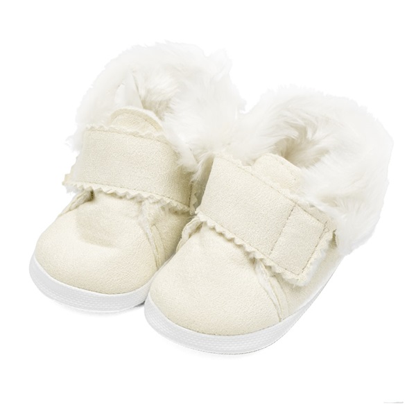 Baba téli velúr cipő New Baby 6-12 h bézs