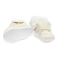 Baba téli velúr cipő New Baby 6-12 h bézs