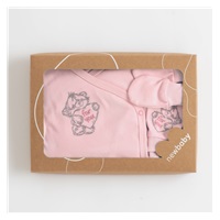 5-részes baba együttes újszülötteknek New Baby Classic rózsaszín