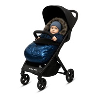 Luxus lábzsák szőrmével New Baby kék