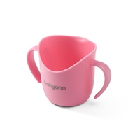 Ergonomikus ivástanuló bögre Baby Ono FLOW rózsaszín