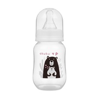 Cumisüveg képel Akuku 125 ml maci fehér