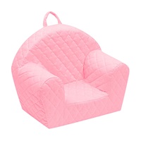 Gyermek fotel Velvet New Baby Felhőcske rózsaszín