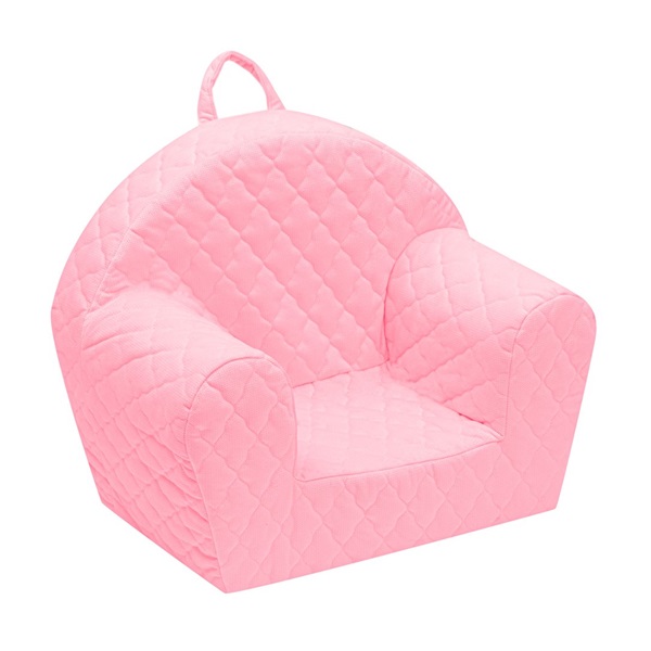 Gyermek fotel Velvet New Baby Felhőcske rózsaszín