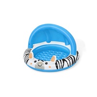 Gyermek felfújhatós medence tetővel Bestway Zebra 97cm x 66cm