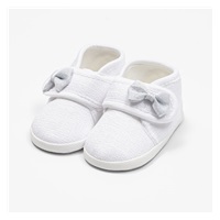 Baba cipők masnival New Baby fehér 0-3 h