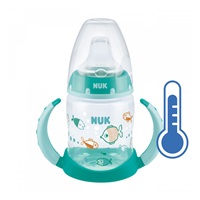 Baba tanuló itatópohár NUK hőmérséklet jelzővel 150 ml zöld