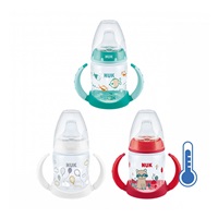 Baba tanuló itatópohár NUK hőmérséklet jelzővel 150 ml zöld