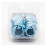 Baba szatén cipő New Baby kék 12-18 h