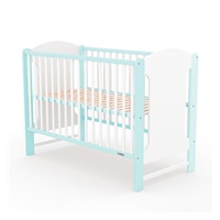 Gyerek kiságy New Baby ELSA fehér-menta