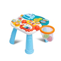 Gyermek fejlesztő bébikomp 2v1 Toyz Spark turquoise
