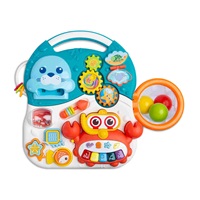 Gyermek fejlesztő bébikomp 2v1 Toyz Spark turquoise