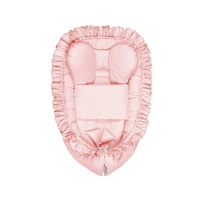 Babafészek paplannal kisbabák számára Belisima PURE pink