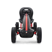 Go-kart Milly Mally Abarth pedálos gyerek gokart fekete