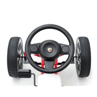 Go-kart Milly Mally Abarth pedálos gyerek gokart fekete