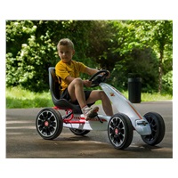 Go-kart Milly Mally Abarth pedálos gyerek gokart fekete