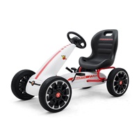 Go-kart Milly Mally Abarth pedálos gyerek gokart fehér