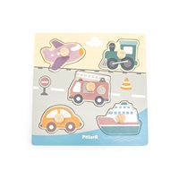 Fa puzzle járművek Viga
